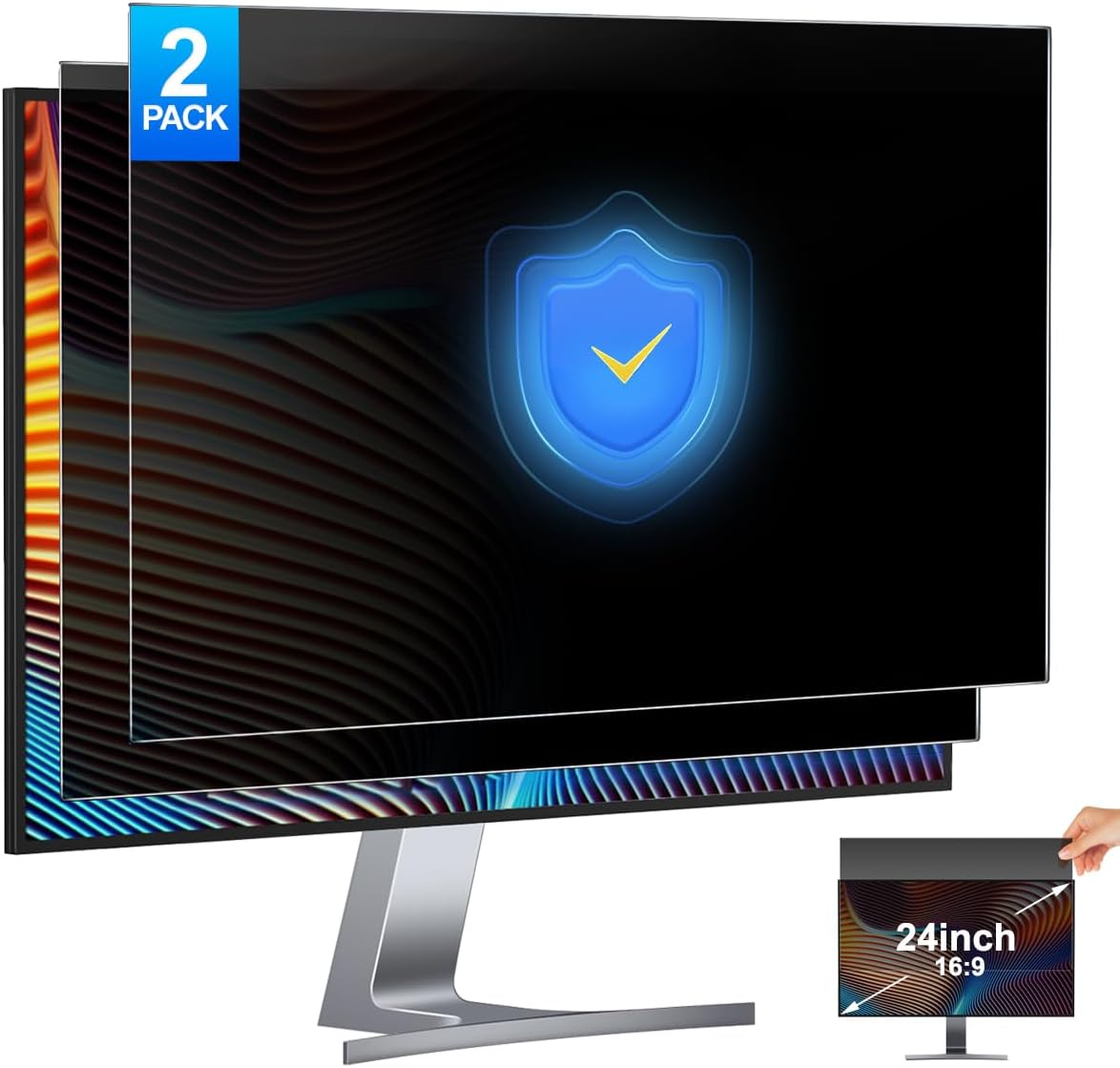 Privacy Filter 2Pack - 2 팩 24 인치 컴퓨터 개인