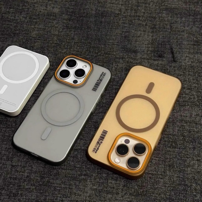 Apple Iphone 15 Pro Max - 베이직 쉘 마그네틱 링 대형 홀