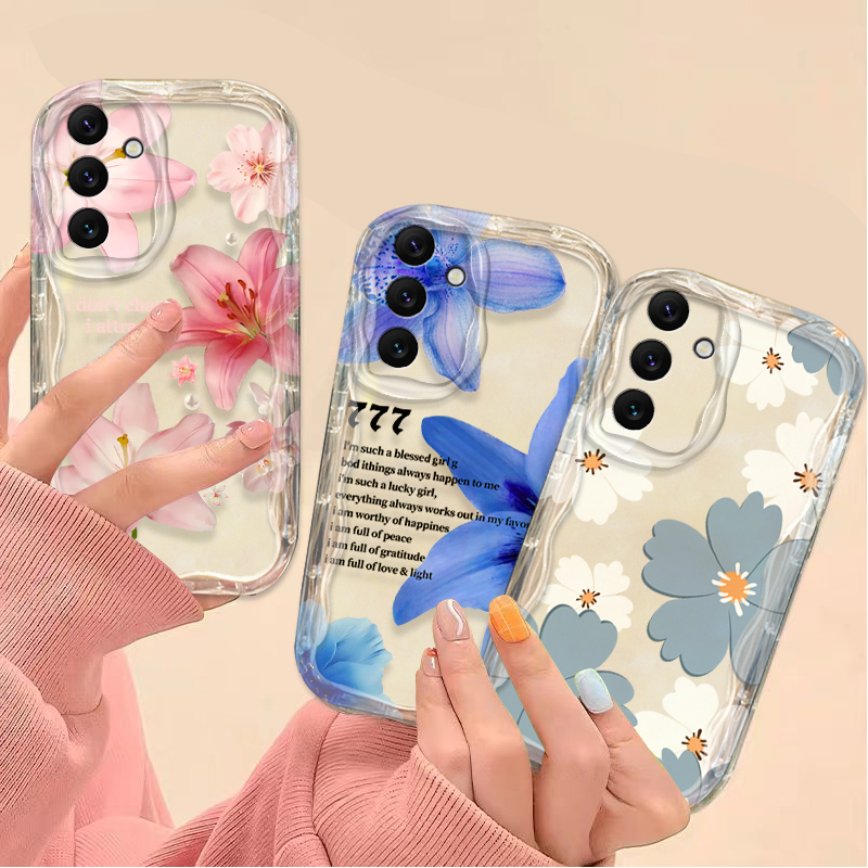 아름다운 핑크 백합 패턴 휴대폰 케이스 (삼성 갤럭시  - Samsung Galaxy A55 리뷰 및 가격