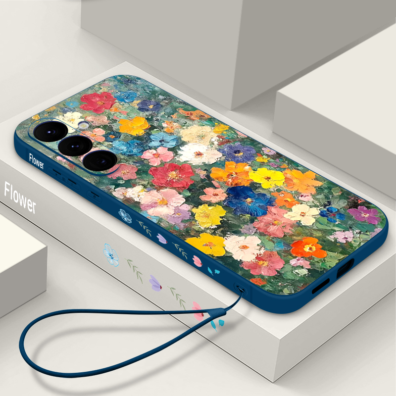 창의적인 꽃무늬 끈 달린 폰 케이스 (삼성 갤럭시 A5 - Samsung Galaxy A55 리뷰 및 가격