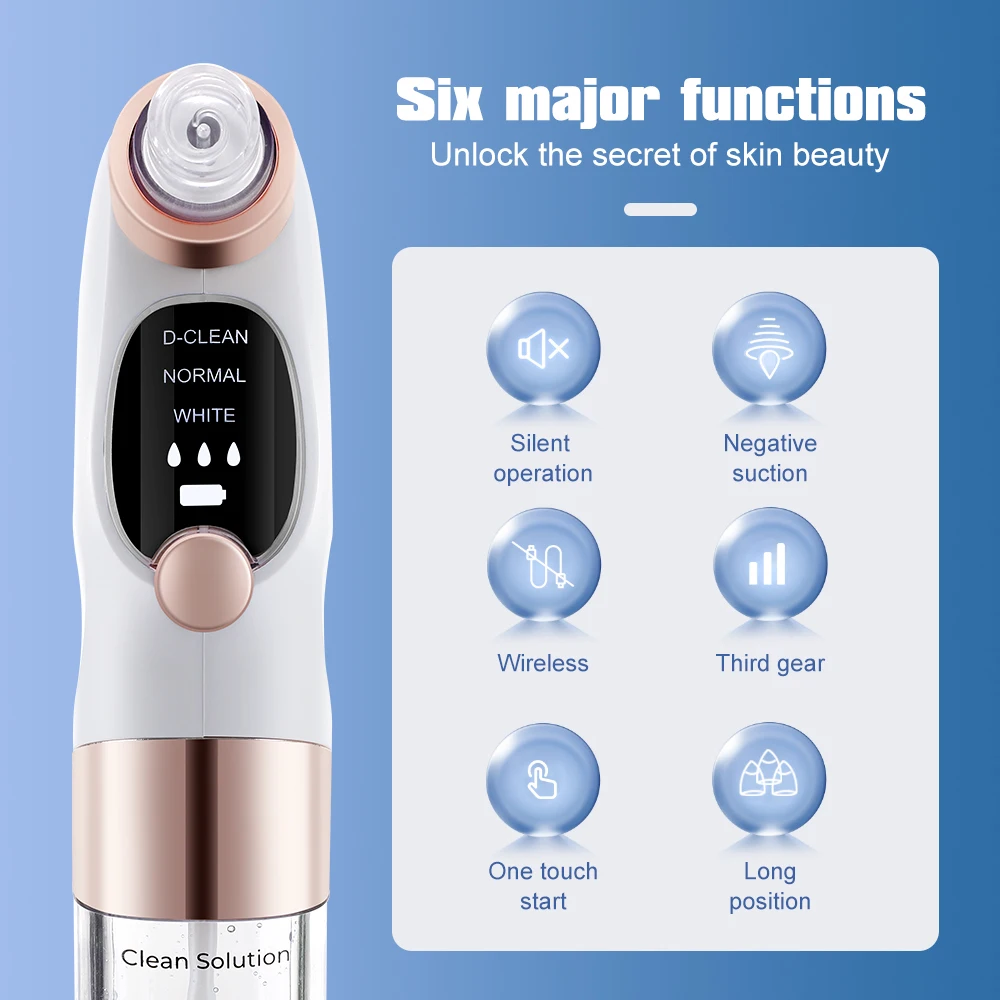 전기 작은 거품 블랙 헤드 리무버 USB 물 순환 모공 - Air Bubble Remover 리뷰 및 가격