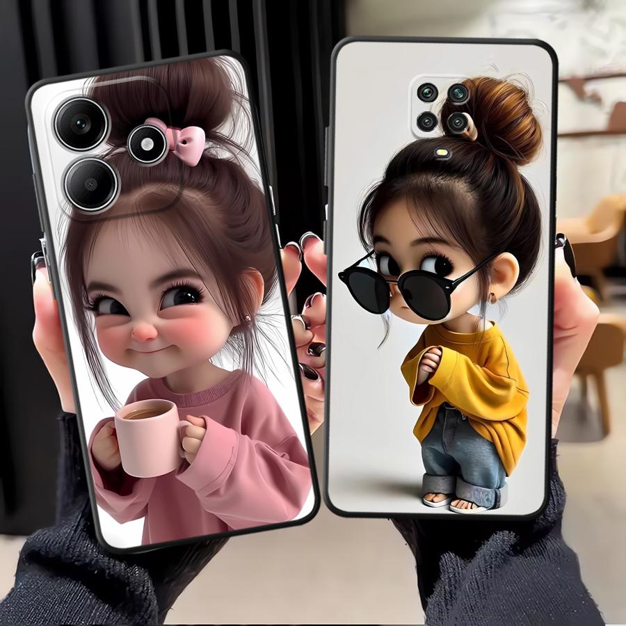 만화 소녀 패턴 푼다 폰 커버 케이스 (샤오미 레드미  - Xiaomi Redmi Note 14 리뷰 및 가격